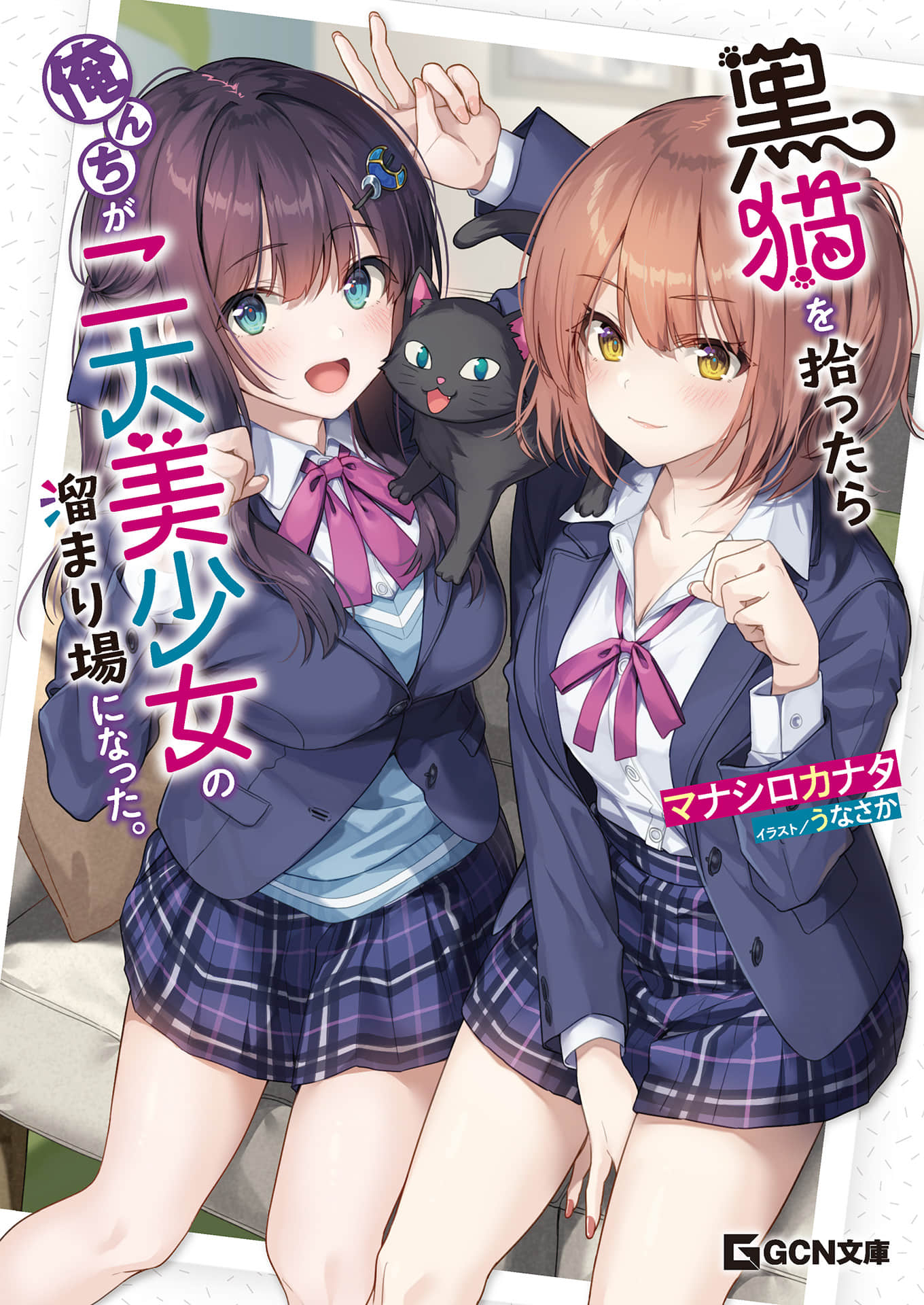 《撿到黑貓後，我家成了兩大美少女的聚集地》封面