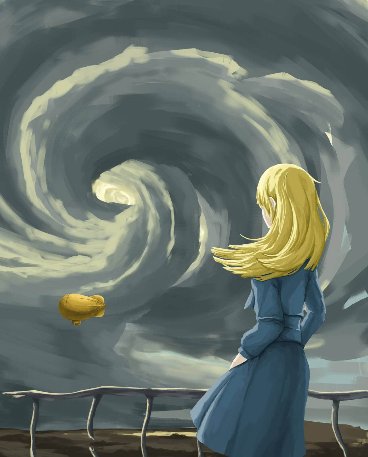 《浮空，風暴與雪原中的間隙》封面
