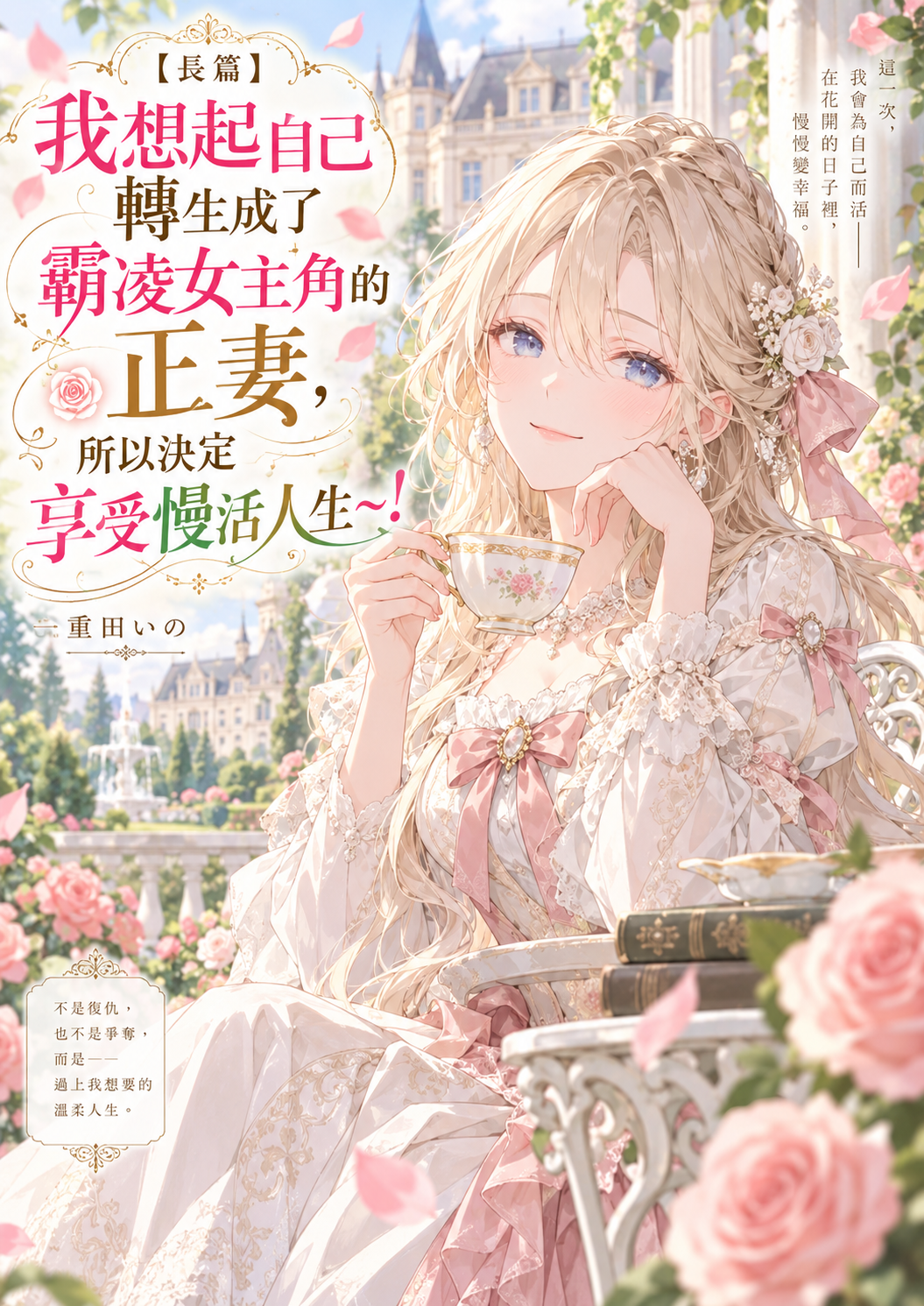 《【長篇】我想起自己轉生成了霸凌女主角的正妻，所以決定享受慢活人生～！》封面